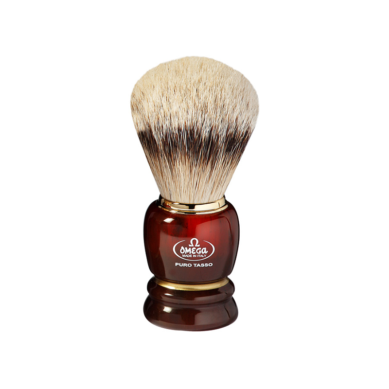 Pennello Da Barba Omega 636 In Tasso Silvertip