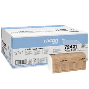 Asciugamano Celtex Eco Trend Piegato A V 21,5x21cm – 1 Conf. Da 210pz