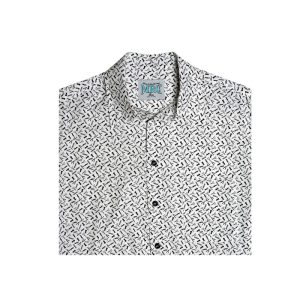 MRC Camicia Barber Tools Bianco Fantasia Taglia XL