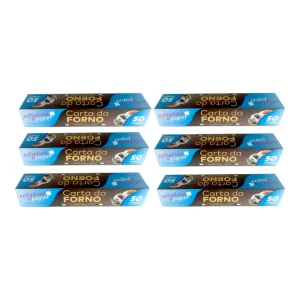 6 rotoli carta forno 40cm x 50 metri