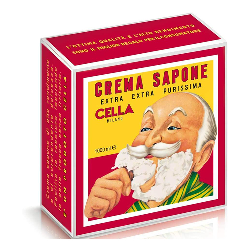 Cella Crema Sapone Da Barba All’Olio Di Mandorla 1000ml