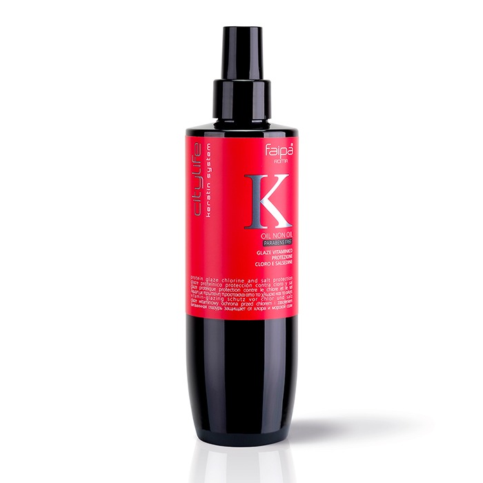 City Life Keratin Oil Non Oil Glaze Vitaminico Protezione  Cloro E Salsedine 250ml
