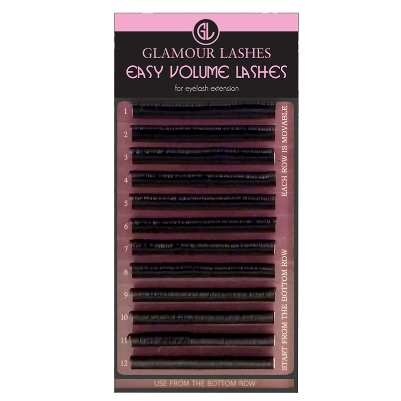 Glamour Lashes Easy Volume Lashes 12mm