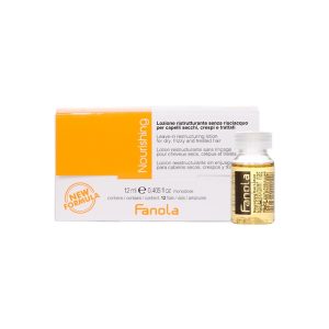Fanola Nourishing Lozione Capelli Ristrutturante Senza Risciacquo 12x12ml
