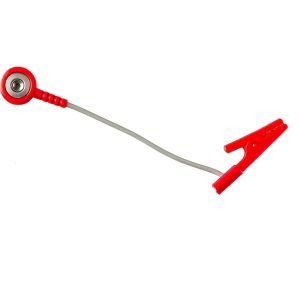 Adattatore Con Clip Maschio Ed Attacco A Coccodrillo Rosso