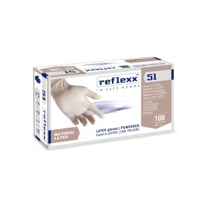 Guanti In Lattice Con Polvere Reflexx 51 (XL)  – gr. 5,0 Conf.100pz