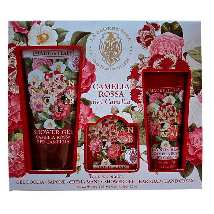 La Florentina Confezione Regalo Camelia Rossa