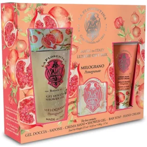 La Florentina Giftbox Melograno Sapone 106g +Cr.Mani 75ml + Shower Gel 200ml