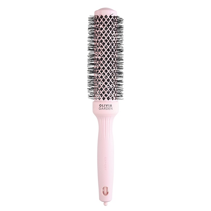 Olivia Garden Expert Blowout Speed Wavy Bristles Pastel Pink Ø35mm