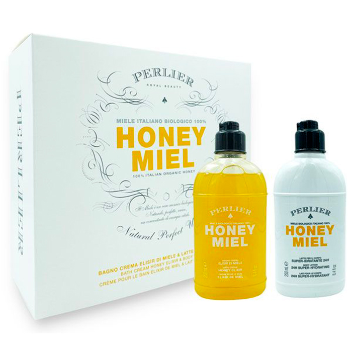 Perlier Cofanetto Honey Miel Bagno Crema & Latte Corpo
