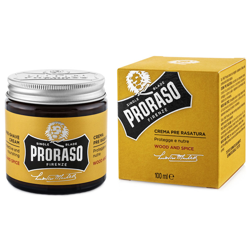 Proraso Linea Gialla Crema Pre Rasatura Wood And Spice