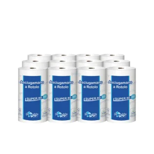 Asciugamano singolo – pura cellulosa – 60mt – 12pezzi