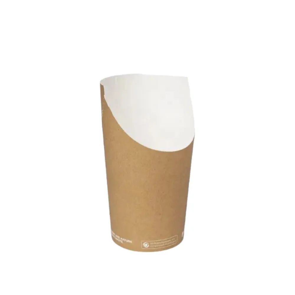 bicchiere porta patatine mono 62M/P – avana – 100 pezzi