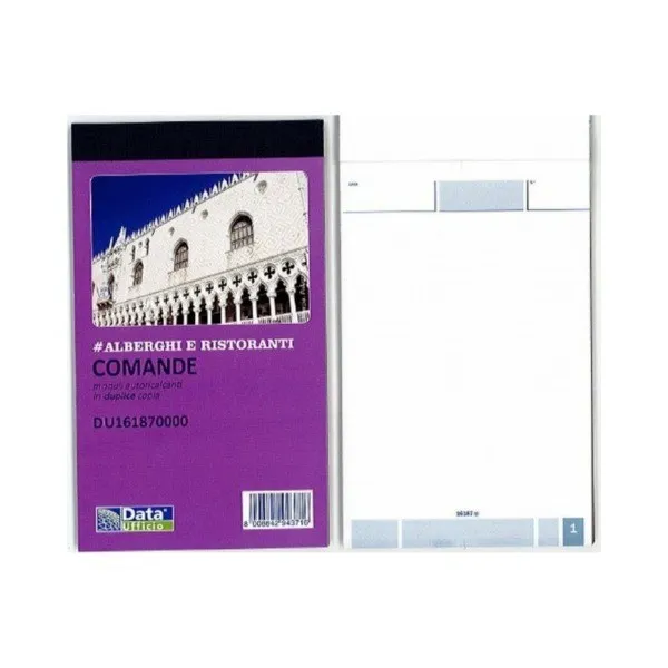 Blocchi comande duplice copie – 10 blocchetti
