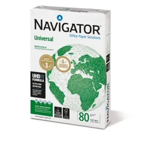 fogli a4 – carta uso ufficio  – Navigator – 80g – 2500 pezzi