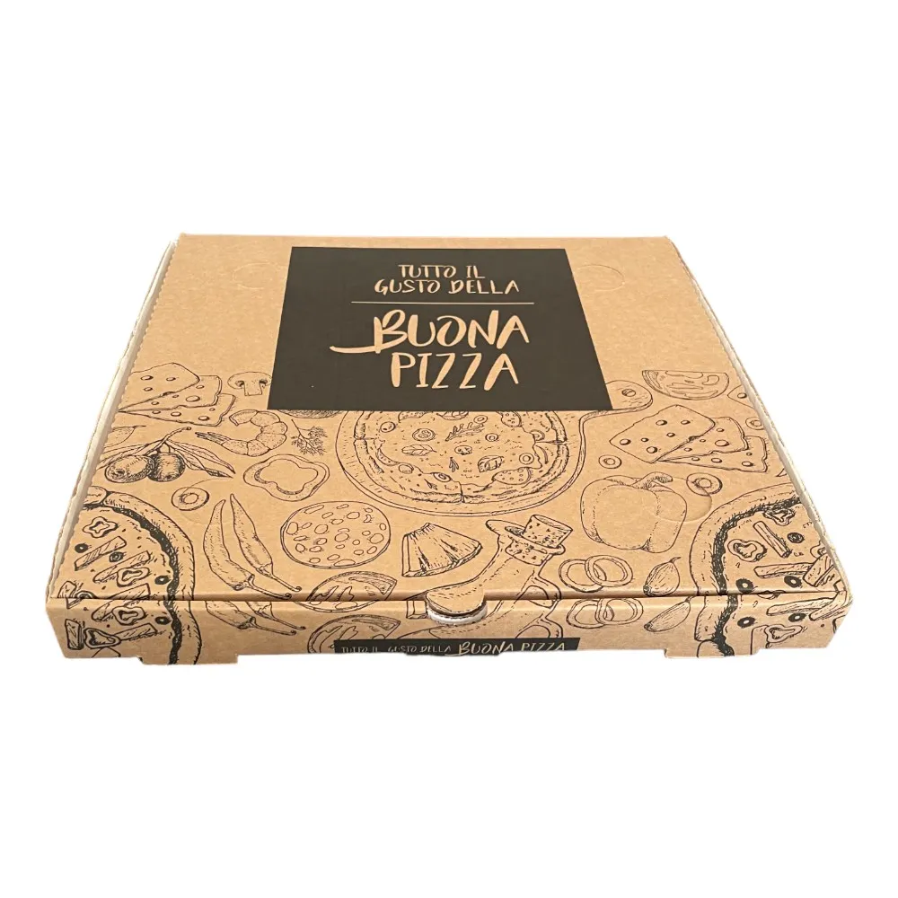 Contenitore pizza 33×33 H3,5 chiusura Americana