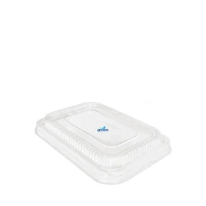 Coperchio trasparente per contenitori alluminio tradizionali