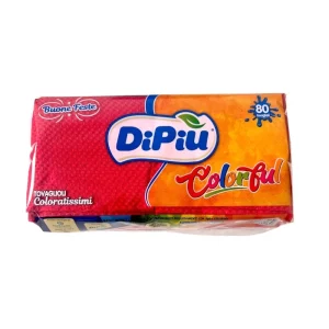 Tovaglioli monovelo Dipiu color full Rosso