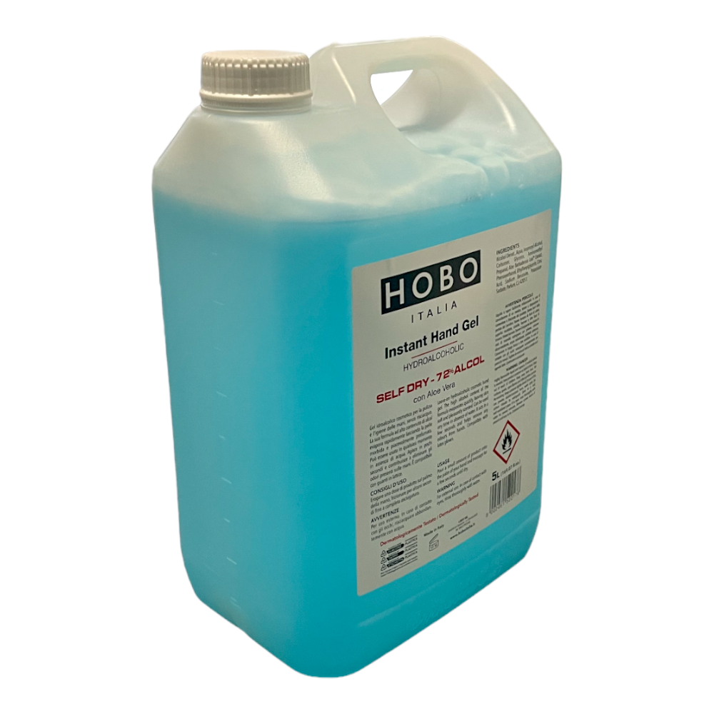 Gel igienizzante – HOBO – 5lt – 72% alcol