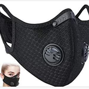 Maschera Antismog  con filtro elettrostatico a carbone attivo