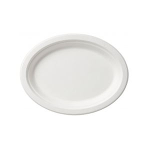 Piatto in Bagassa ovale – 25,5cm x 32cm – 50 pezzi