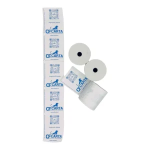 Rotoli termici 80×80 omologati  per registratori di cassa – 10 pezzi