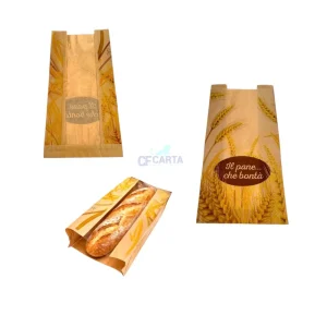 Sacchetti  finestrati per alimenti 22×44 – 1000 pezzi